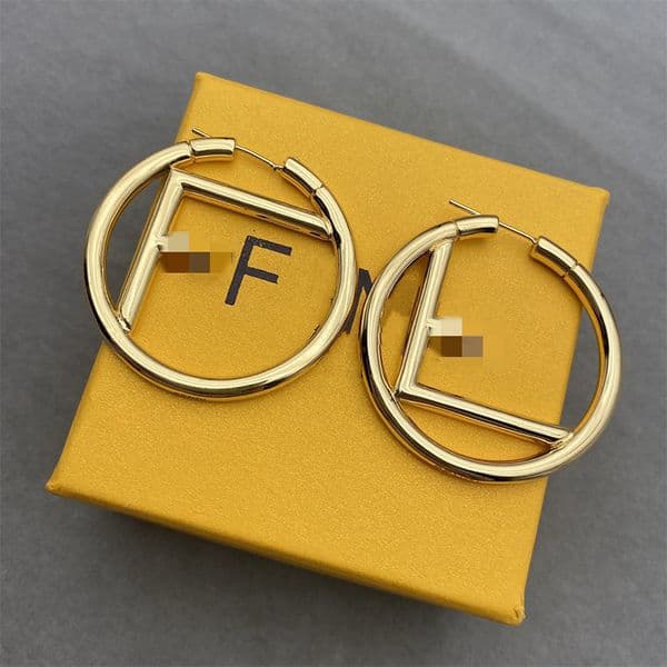 Luxury Gold Hoop Earrings Women Orrous Girls Ear Studs Set Designer Jewelry Earring Valentine Day Gift Engagement for Bride