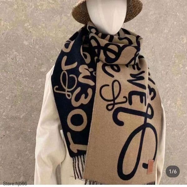Scarves Scarf Brand Designer Womens Fashion Cashmere Thick Shawl Women's Long Winter Wool Headscarf Fringe