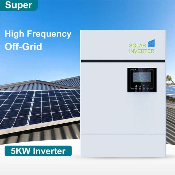 48V 6Kw 5Kw 3.5Kw Inverter High Frequency CAN RS485 Communication Max 6 Parallel Built-In MPPT WIFI/GPRS Monitor For 48V Battery