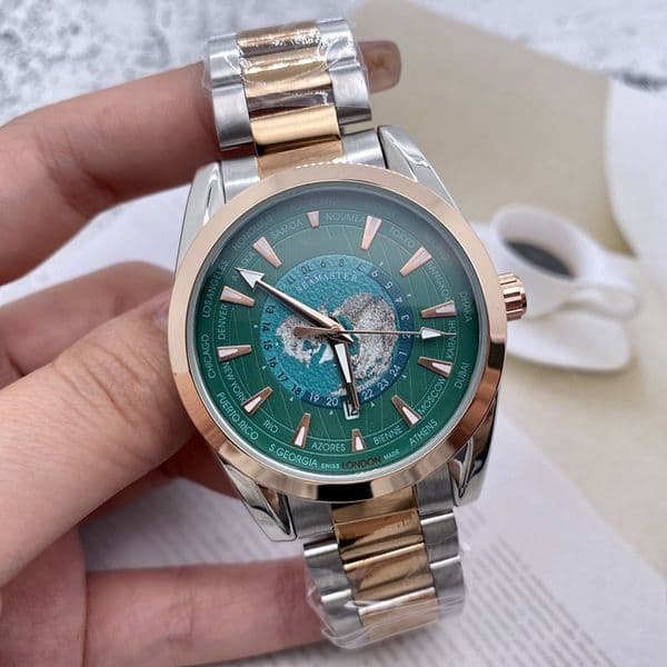 Omeg Wrist Watches for Men 2023 Mens Watches Three needles Quartz Wastch Top Luxury Brand designer Clock Steel Strap Fashion accessories gift Seamasters Style