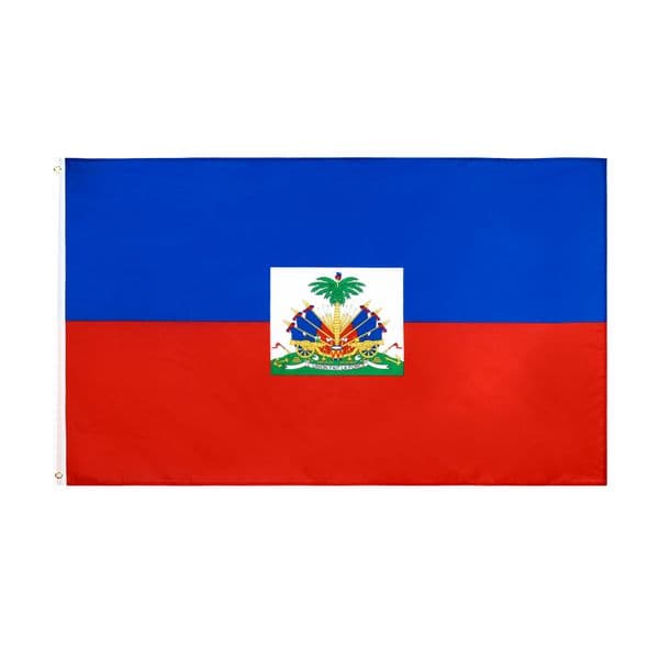 3x5Fts 90x150cm Haitian National Flags Banner Haiti Flag Polyester Banner For Indoor Outdoor Decoration