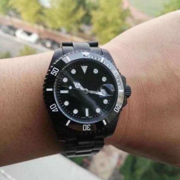 Hot Sale Mens Watches New Fashion Stainless Watch Black Dial Ceramic bezel sapphire glass wristwatch Luxury Watch 212