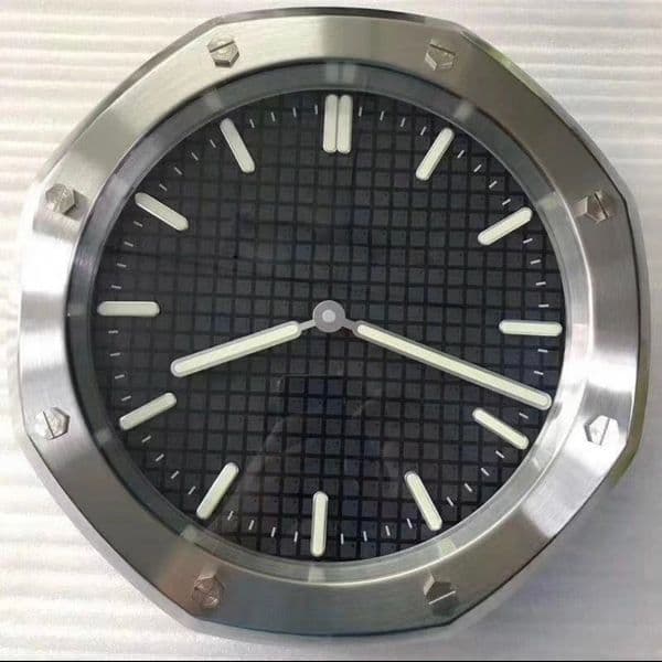 House Gift Clock Metal Art Wall Brief Luxury Design Large Watch Home Office Luminous Clocks Black White Color W250924
