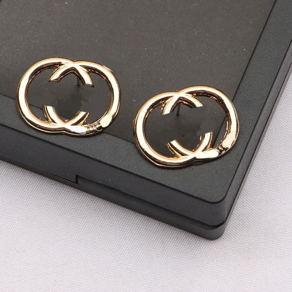 20Mixed 18K Gold Plated Luxury Brand Designer Letters Stud Earring Women Earring Wedding Party Jewerlry 925 Silver