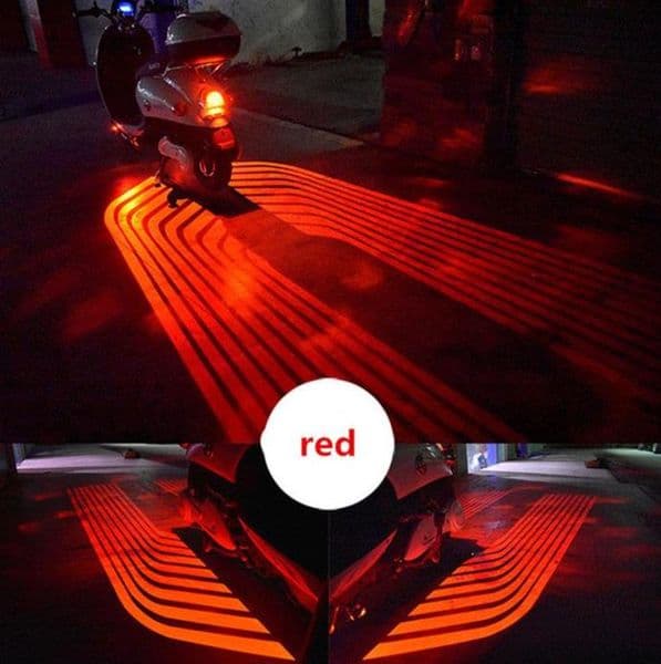 Motor Welcome Light Motorcycle LED Lights Modified Lamp SUV White Red Blue Projector Chassis Decor Motors Lighting Accessories