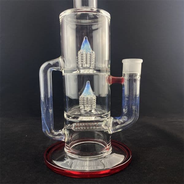 Glass hookah american red and secret white inv4 recycle bong new design high quantity