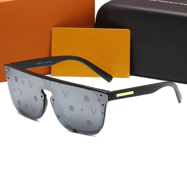 Designer Sunglasses Flower Lens Sunglasses with Letter Designer Brand Sun Glasses Women Men Unisex Traveling Sunglass Black Grey Beach Adumbral