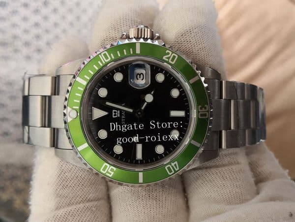 Antique Men's Watches Bp Vintage Mens Automatic Watch 2813 Men Alloy Bezel 16610 Steel Date 50th Anniversary 16613 Dive Bpf Luminous factory Wristwatches