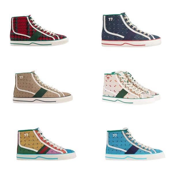 Classic Men's High Top Casual Shoes Fashion Colorblock Embroidery Ladies Flat Street Couple Sneakers Outdoor Running Shoes Size 35-45