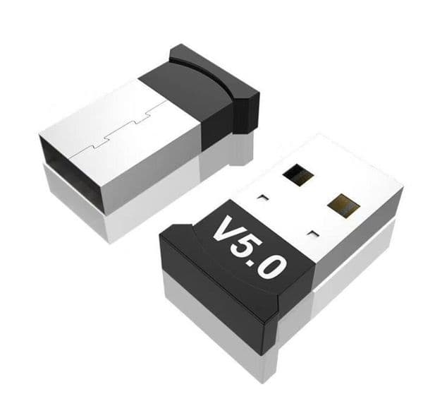 Bluetooth 5.0 USB Adapter gadgets Transmitter Wireless Receiver Audio Dongle Sender black for PC Notebook Mouse Keyboard Headset Speaker