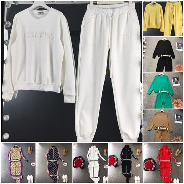 Fashion Clothing Dupe tracksuit suits hoodies pants Sweat Autumn Jogger Sportswear Sporting winter tracksuits Color diversity S-L MJ9812