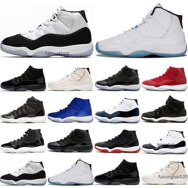 2026 classic original 11s basketball shoes men Prom Night Platinum Tint Midnight Navy PRM Heiress blue gym red space jam Concord 23 Bre