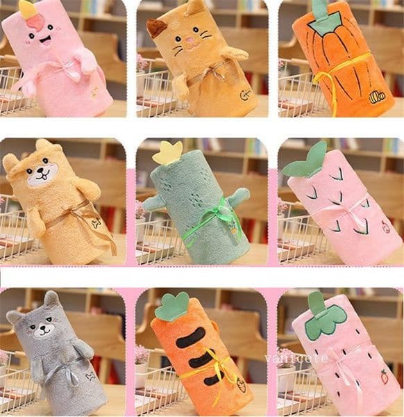 Home Textiles Flange cartoon blankets baby blanket Children blanket Office car air conditioner nap blanketLT168