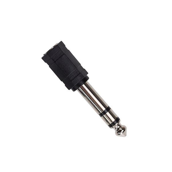 Microphone Speaker Connectors 6.35mm Male to 3.5mm Female Plug Stereo Audio Adapter Connector