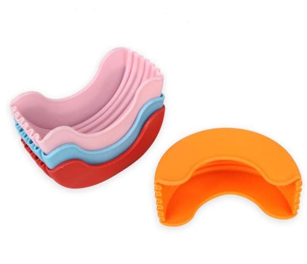 Food Savers Retractable Sandwich Hamburger Fixed Box Buns Reusable Silicone Burger Rack Holder Hamburger Clip SN5025