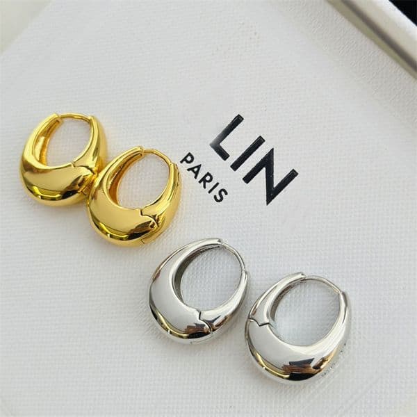 Ladies Luxury Jewelry Classic Brand Ear Studs Gold Earring Silver Earrings Designer Ornaments Wedding Party Accessories High Quality gift