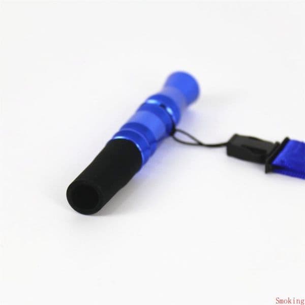 Hookah Mouthpiece Drip Cap Cover with Hang Rope Strap Shisha Mouth Tips Silicone Aluminum Alloy for Chicha Narguile Water Pipe Sheesha Accessories