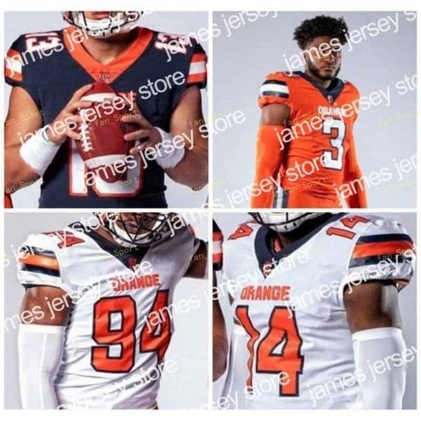 American College Football Wear Nik1 NCAA College Jerseys Syracuse Orange 95 Chris Slayton 99 Chandler Jones 5 Donovan McNabb 86 Trishton Jackson Custom Football Sti