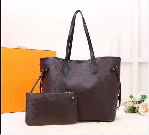 Luxurys Designer Bag 2pcs Set Women Bags Handbag Shoulder Classic Fashion Composite Lady Clutch Tote Bag Handbags Female Coin Purse Wallet treuh