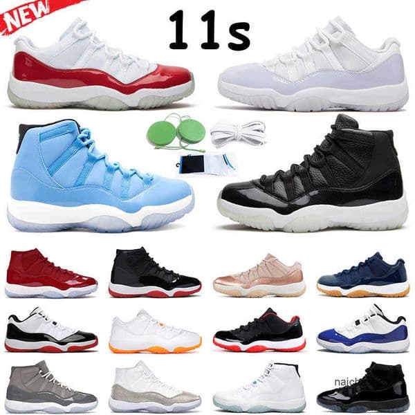 11s Basketball Shoes 11 retro men women metallic silver win like 82 pure violet heiress mens womens outdoor sports trainer