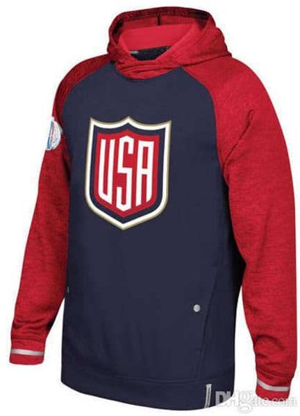 Hockey Jerseys Men's 2016 World Cup Of Hockey WCH Hoodies Team USA Czech Republic Europe Finland North America Russia Sweden Sweatshirts Jersey Women Youth