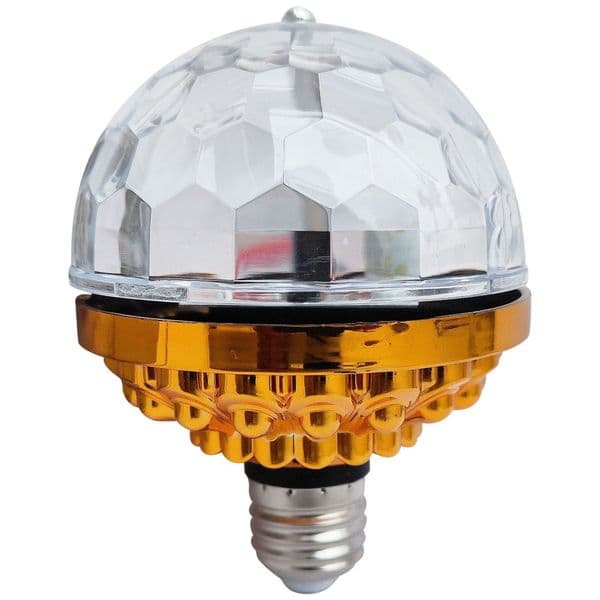 E27 Party Decoration Rotating Magical Ball Lights Atmosphere Mini RGB Projection Lamp DJ Disco Balls Light Christmas Party KTV Bar Stage Wedding ZXF13