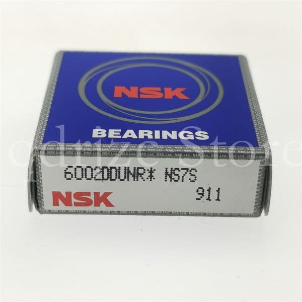 NSK deep groove ball bearing 6002DDUNR 6002-2RS1NR 6002-2NSENR outer ring with stop ring clamp slot