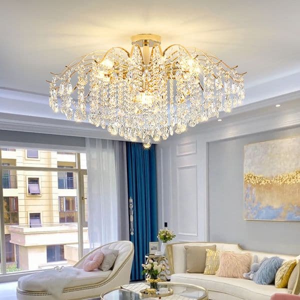 Modern Luxury Crystal Ceiling Chandelier For Living Room dining room Bedroom Ceiling Lamp LED Lights home appliance AC85-260V