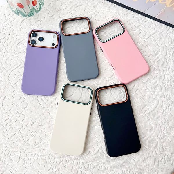 3in1 Shockproof Cases For iPhone 17 Air 16E 16 Plus 15 14 13 Pro Max 12 11 Samsung S25 FE S24 Ultra S23 A15 A55 Oil Camera Hole Hard PC Soft TPU Hybrid Layer 3
