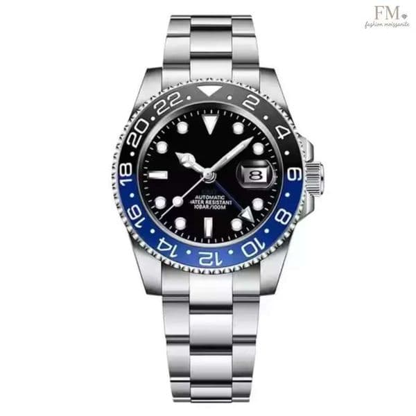 watch designer watch Luxury Men's Automatic Mechanical Ceramic Watch - Full Stainless Steel, Sapphire Glass, Luminous, 41mm, Wholesale Price Even for Single Piece