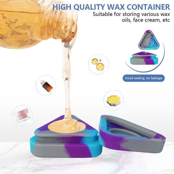 1.5ML Silicone Wax Jar Containers, 0.05oz Silicone Cosmetic Containers, Contemporary Oil Classification Container, Containers For Smoking Pipes Wax Jar