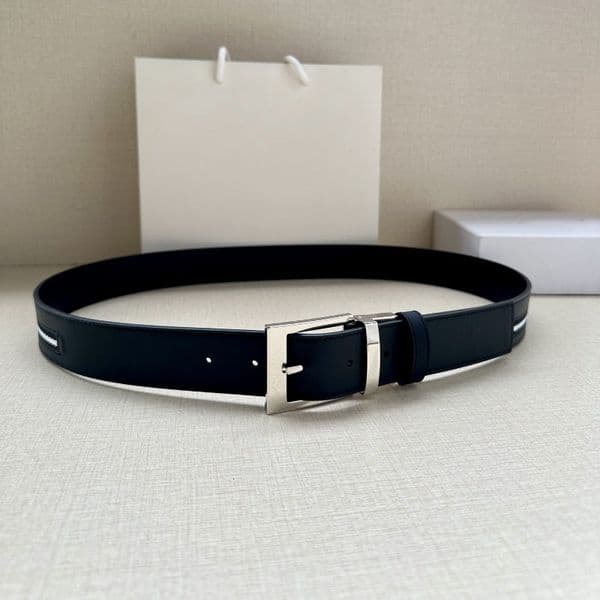 Designer Belt Luxury Men Gentlemanly Maturity Classic Simple Pin Needle Buckle Belts Gold And Silver Grey Buckle Head Casual Width 3.4cm Size 95-120cm Fashion Goo