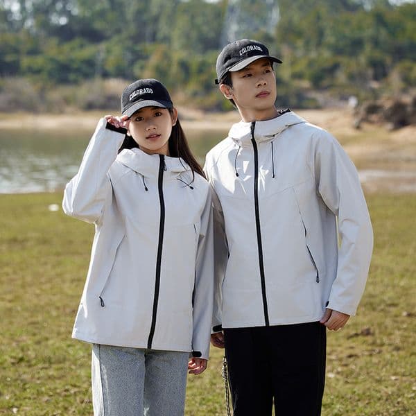 Colorful Outdoor Mountain Jacket Trendy for Couples Families