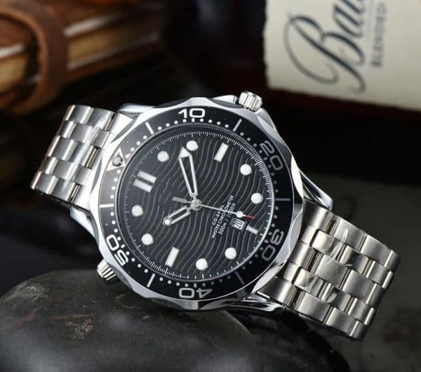AAAmaker mens watches 39mm mafia dial smooth bezel mechanical automatic movement stainless steel sapphire classical sport wristwatches