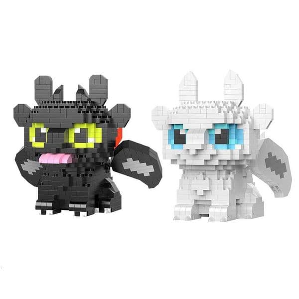 Customized Building Blocks Animals Toys Dragon Micro Blocks Action Figures Halloween Toys Gifts DecorationsXJ250903