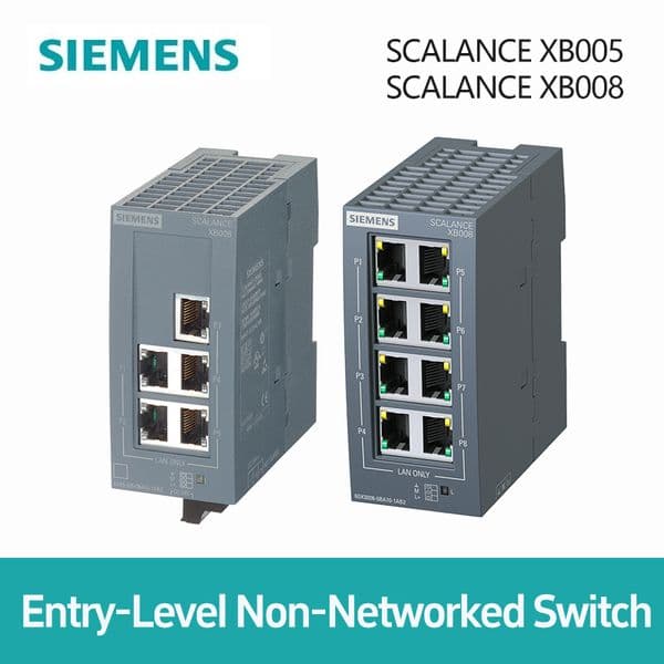 6GK5005-0BA00-1AB2 Siemens XB008 Switch 5 8 Port 6GK5008-0BA10-1AB2