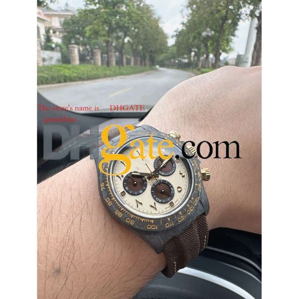Movement Factory Watch Watch 116508 Ceramic AAAAA Chronograph 40X12.4 Cal.4801 Male Watches Mens TW Superclone Carbonfiber DIW 547 montredeluxe montredeluxe VYGV