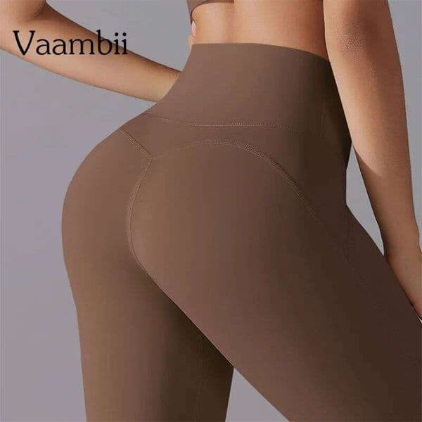 Fiess Sports Tights High Waist Seamless Workout Flex Scrunch Bum Legging For Women Yoga Pants Gym Wear Woman