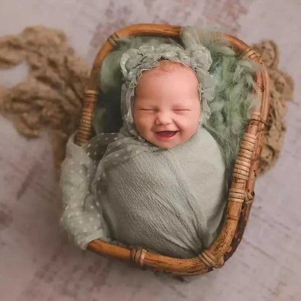 Newborn Photography Props Retro Rattan Basket Photo Chair Bebe Shooting Accesories Recien Baby Girl Boy Posing Bed Background L250927ZKFD