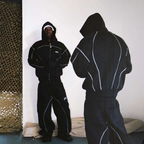 2025 New Fashion Trendy Loose Sweatshirt and Sweatpants Hip Hop Street Style Unisex Zipper Hooded Jacket Set