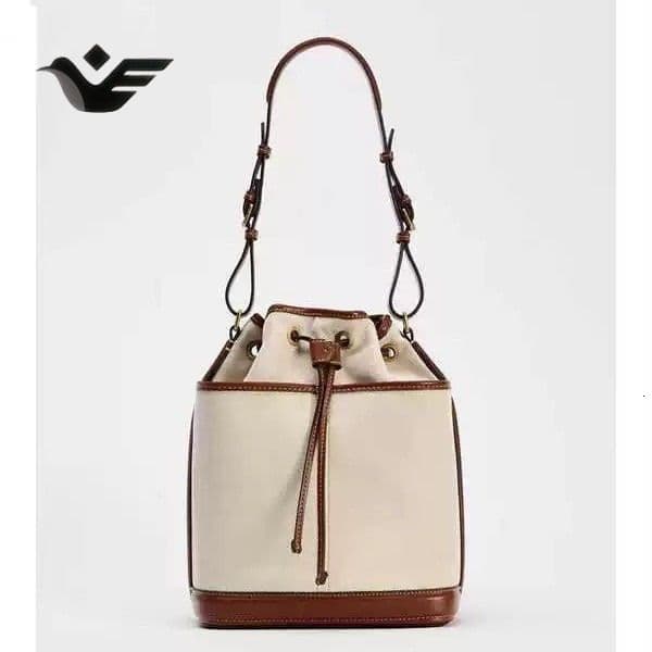 Feiyan Free Shipping New Designer Bag Luxury Shopping Bag Z Brand Cross-border Bucket Bag Denim Patchwork PU Shoulder Bag Foreign Trade High Capacity Bag