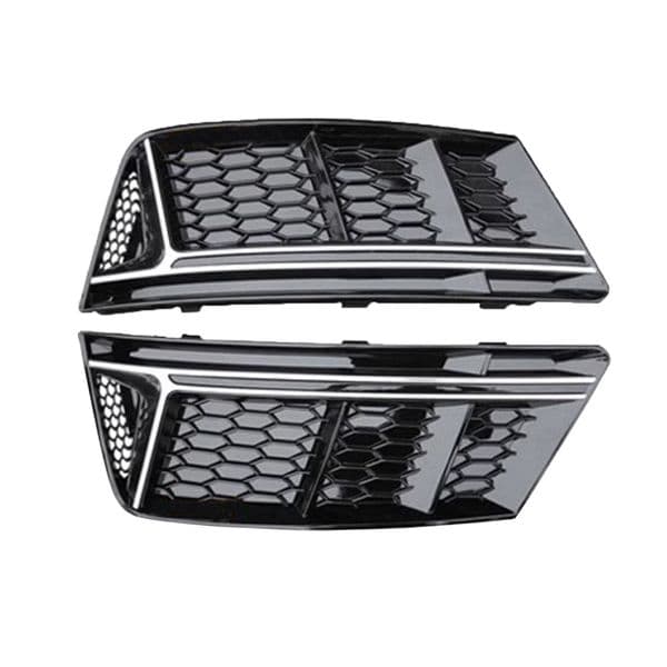 Modified RS4 fog lamp frame 17 and 18 A4 enterprising B9 fog lamp shades are suitable for Audi A4L.Auto parts Replace Part .