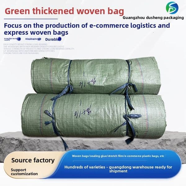 Woven Thickened Burlap Pocket Moving Nylon Packing Construction Waste Snake Skin Bag Large Capacity high quality