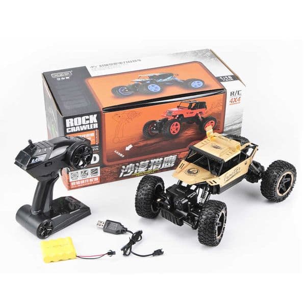 Plane Remote Alloy Four-Wheel Drive Off-Road slot car Climbing Big Foot Remote Control Children's Electric Toy Boy Racing Car Track