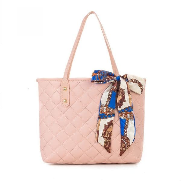 TB BHULAMTE Designer Large-capacity Diamond-patterned Embroidered Bag Fashionable And Simple Scarf Handbag Single-shoulder Luxury Bucket Bag
