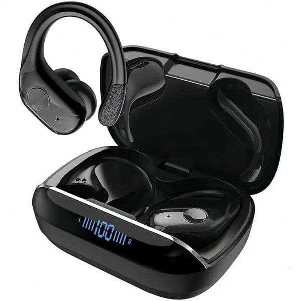 Sport Wireless Bluetooth Earbuds With Earhooks,Ip7 Waterproof,Hi-Fi Stereo Sound For Running Gym,Wireless Headphones W/Deep Bass