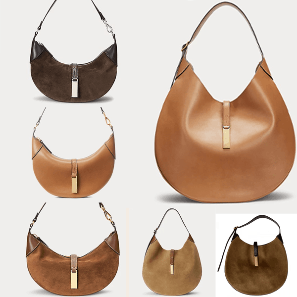 Tote Suede Crescent Handbag Handbags Designer Croissant Shape Bag Small Lightweight Daily Use Stylish