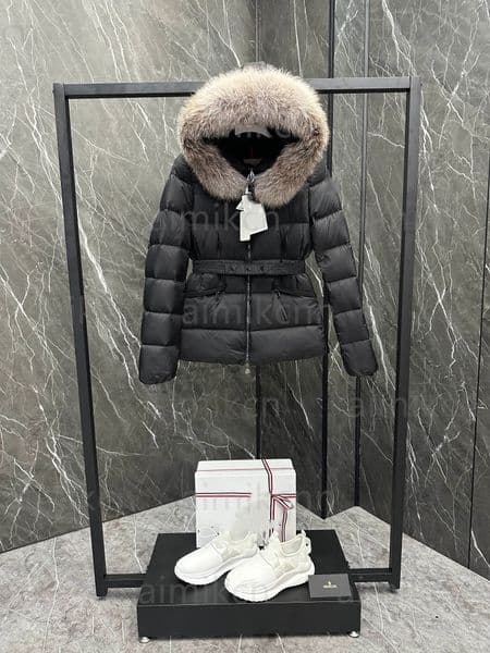 Autumn winter designer women down jacket with fur collar short hooded down jacket women fashionable waist cinching slimming warm jackte coat size S-XL