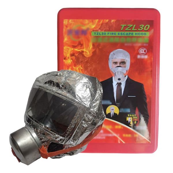 Emergency Fire Safety Respiratory Protection - Smoke Filtering Face Masks