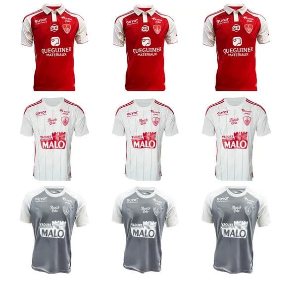 2025 2026 Brest Soccer Jersey Stade Brestois DEL CASTILLO FAIVRE CAMARA PEREIRA LAGE SALAH L AJORQUE MAGNETTI FERNANDES BALDE Football Shirt 25 26 men kids kit